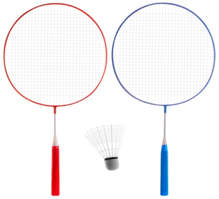 HOME It® mega-badminton med två racketar och en boll