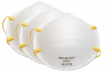 Millarco® FFP1S-dammskyddsmask för grovt damm 3-pack